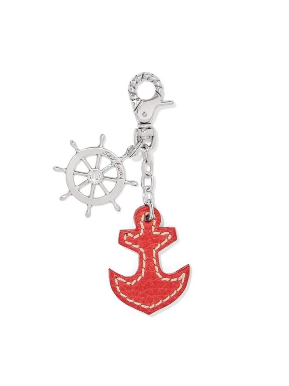 Brighton Fair Winds Anchor Handbag Charm Key Fob NWT $95 E1873M